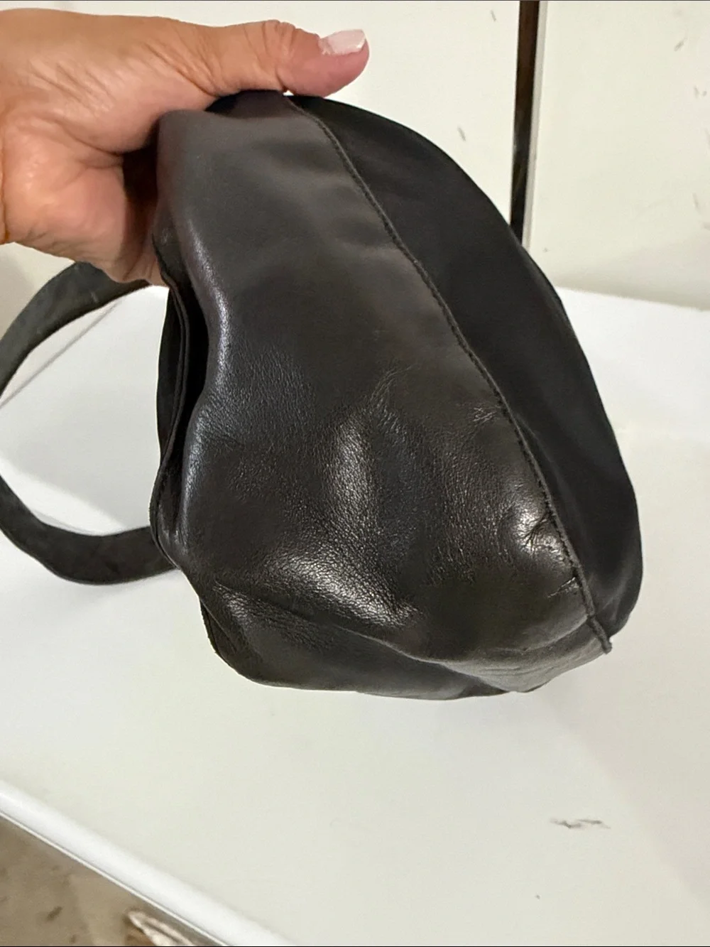 Prada Black Nylon Messenger Bag with Adjustable Strap